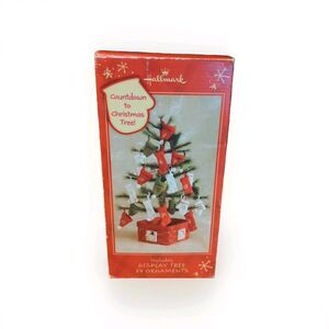 Hallmark Countdown To Christmas Advent Tree Stockings Ornaments Basket